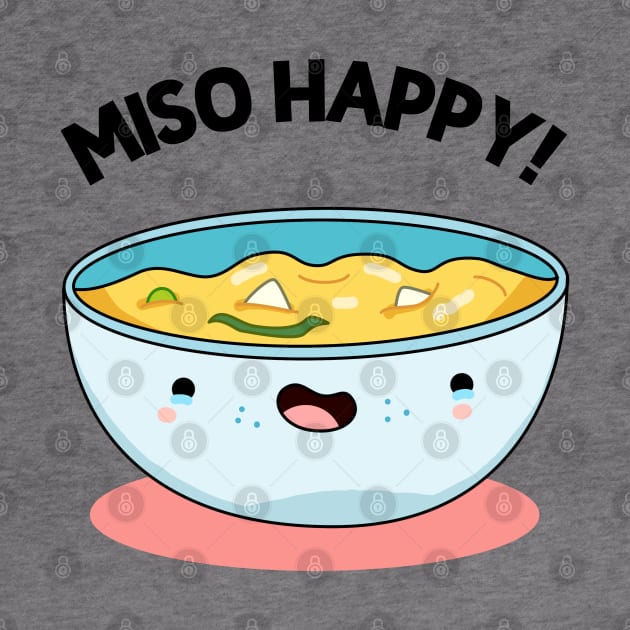 Miso Happy Cute Noodle Pun by punnybone